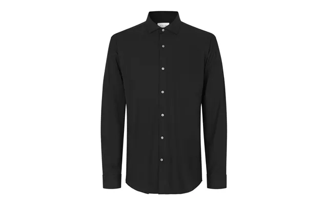 Seven Seas Hybrid Skjorte Modern Fit S50 Black 47 48-3xl