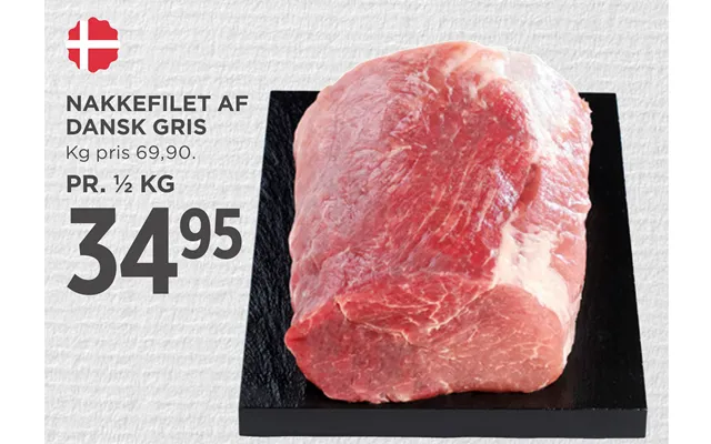Nakkefilet Af Dansk Gris product image