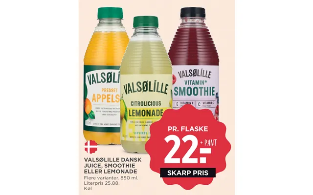 Valsølille Dansk Juice, Smoothie Eller Lemonade product image