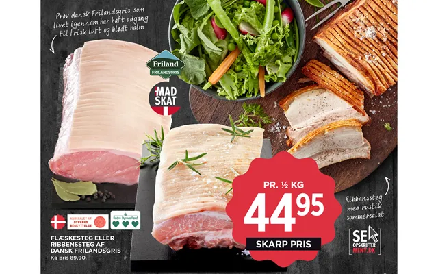 Roast pork or rib roast of danish range pork product image