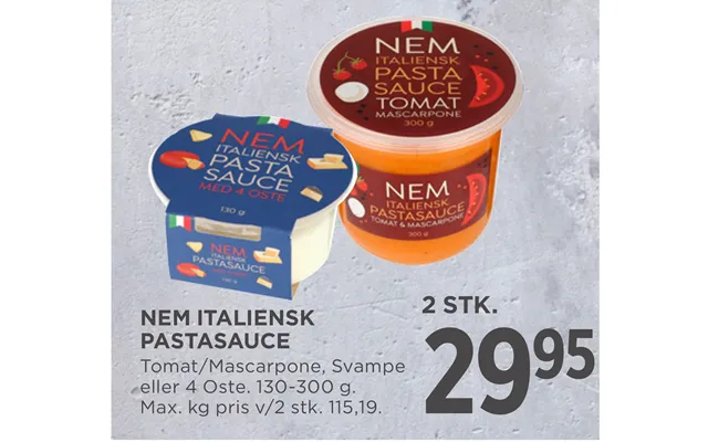 Nem Italiensk Pastasauce product image