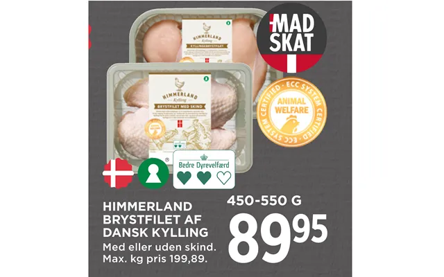 Himmerland Brystfilet Af Dansk Kylling product image