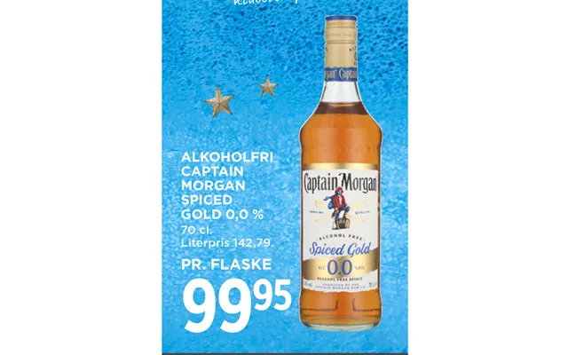 Alkoholfri Captain Morgan Spiced Gold 0,0 % product image