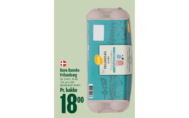 Dava Danske Frilandsæg product image