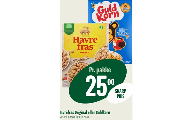 Havrefras Original Eller Guldkorn product image