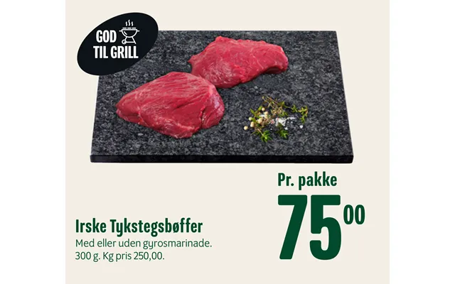 Irske Tykstegsbøffer product image