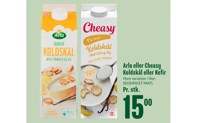Arla Eller Cheasy Koldskål Eller Kefir product image