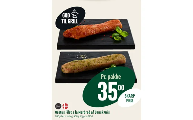 Gesture filet a la tenderloin of danish pig product image