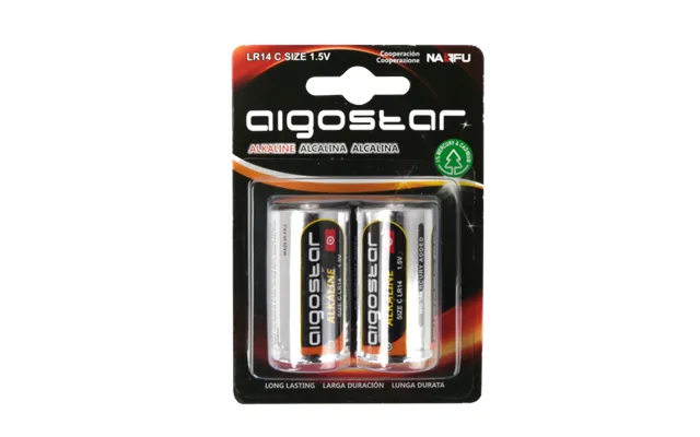 2 Stk. Alkalisk Batteri - Lr14c, 1.5v