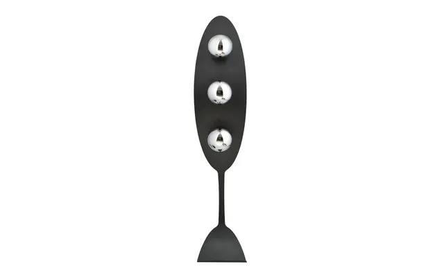 Aura Lp3 Sort Grafit Gulvlampe - Ø14 Cm, E14, 230v, Uden Lyskilde