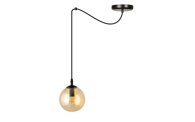 Gigi 1 Sort Rav Pendellampe - Ø14 Cm, E14, 230v, Uden Lyskilde
