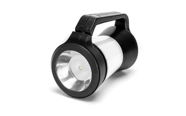 Led 3-i-1 Campinglampe Overlevelseslampe - Drejedæmpning, 22 Smd, Sort