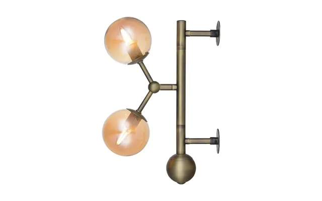 Outlet Halo Design - Atom Wall Antik Messing 2xg9