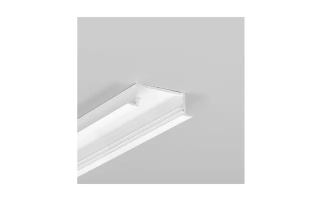 1m Aluprofil Vario30-06 Acde-9 U9 - Hvid Lakeret, Indbygget, Led Skinne product image