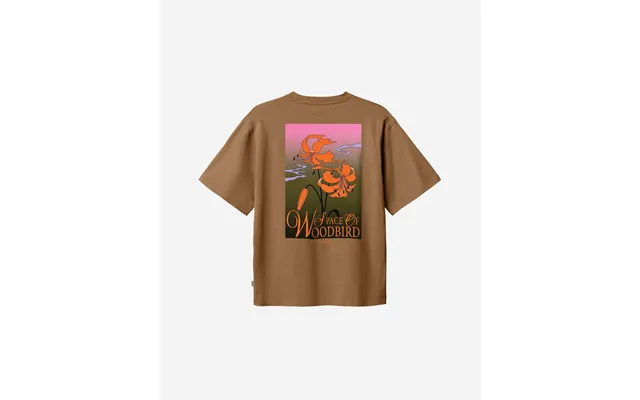 Baine Flower Tee - Dark Brown
