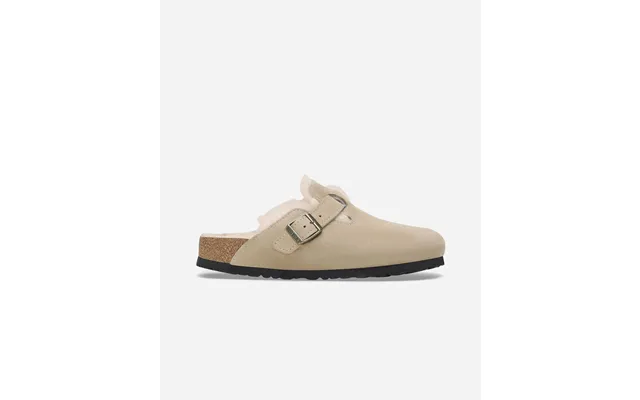 Boston Shearling Suede Leather Fur Regular - Taupe