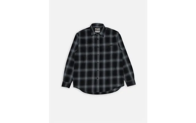 Julian Worker Shadow Check Shi - Black