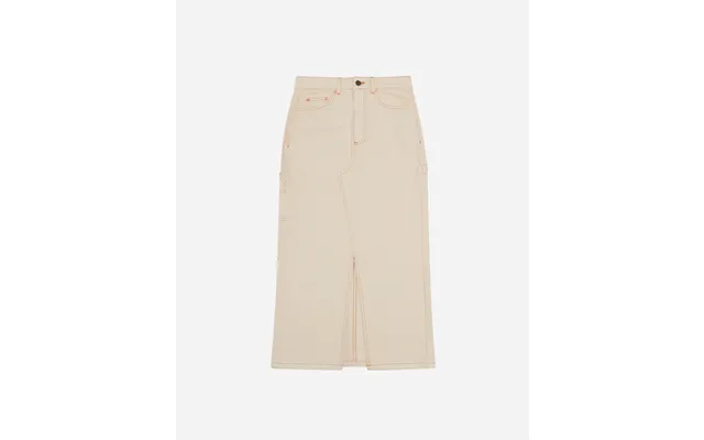 Pander Denim Skirt - Off White