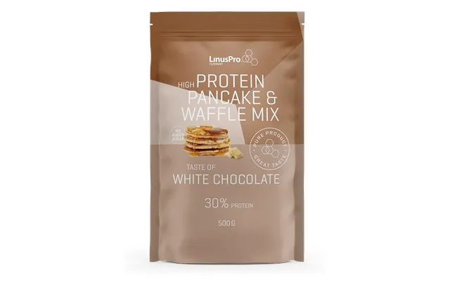 Linuspro Protein Pancake & Waffle Mix - White Chocolate 500g