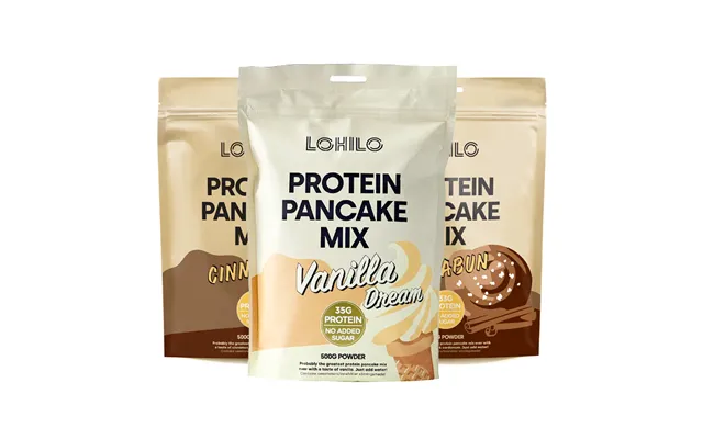 Lohilo Pancake Mix 500g Proteinrige Pandekager Let & Luftig Konsistens