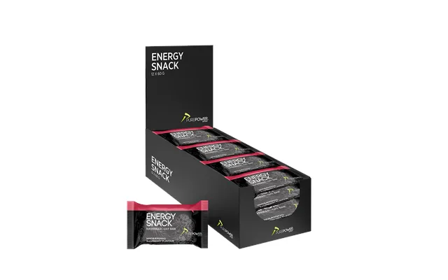 Purepower Energy Snack - Hindbær 12x 60g