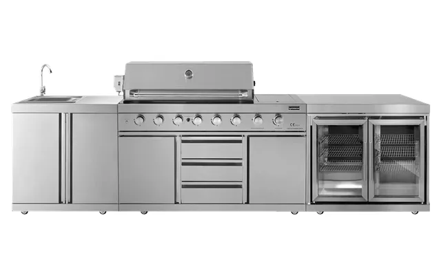 Stainless Collection - Fritstående Udekøkken