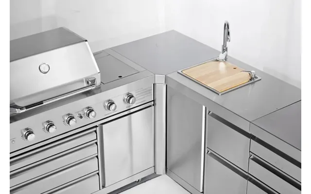 Stainless Collection - Hjørnemodul 90