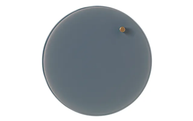 Cirkel 25 Cm. Grå Magnetisk Glastavle