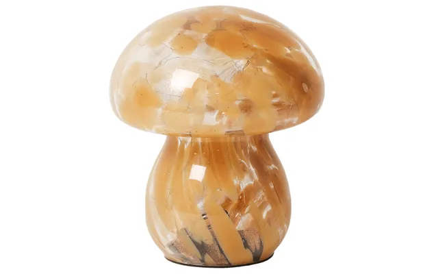 Mushroom Lampe I Glas - Brun