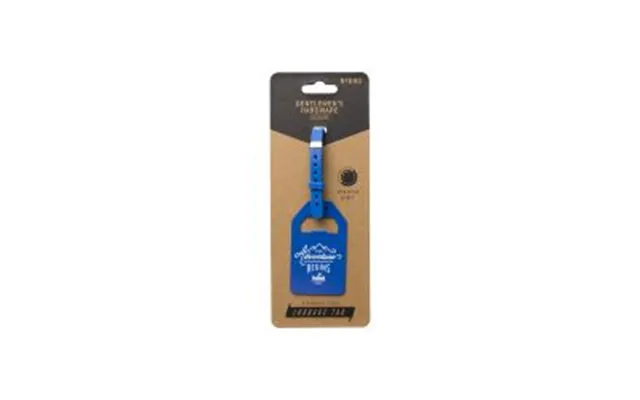 Gentlemen's Hardware Metal Luggage Tag Blue - Tilbehør Til Tasker