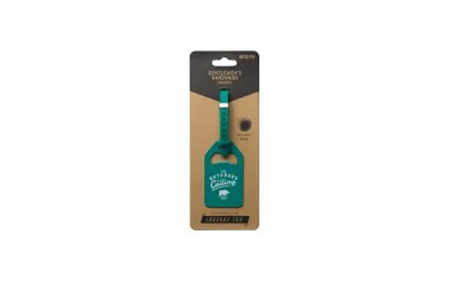 Gentlemen's Hardware Metal Luggage Tag Teal - Tilbehør Til Tasker