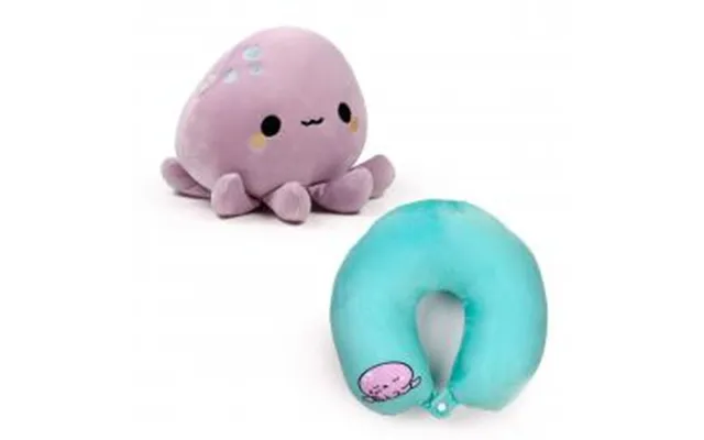 Relaxeazzz Swapseazzz Adoramals Ocean Octopus 2-in-1 Plush Travel Pillow & Toy - Nakkepude