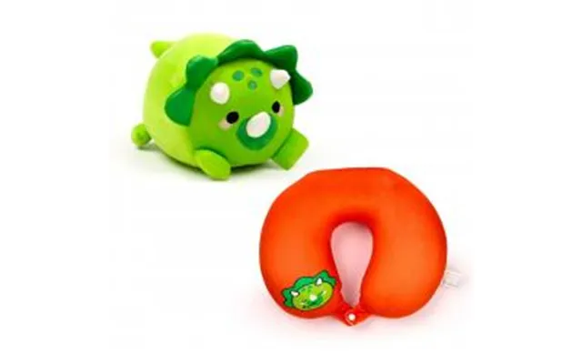 Relaxeazzz Swapseazzz Adorasaurs Dinosaur 2-in-1 Plush Travel Pillow & Toy - Nakkepude