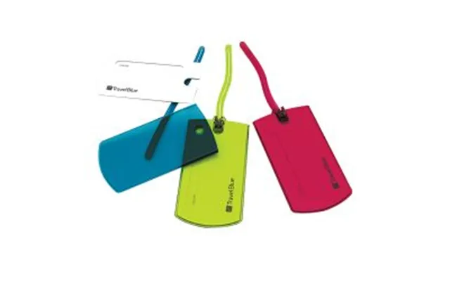 Travelblue 2 Pack Jelly Id Tag - Mix Red