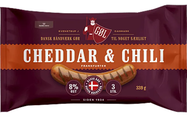 Cheddar Chili Pølser Gøl product image