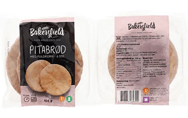 Wholemeal Pita Bakersfield product image