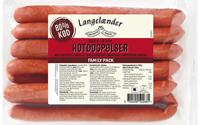 Hotdog Pølser Langelænder product image