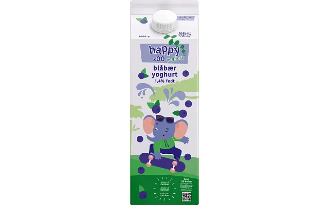 Youghurt Blåbær Happy Zoo product image