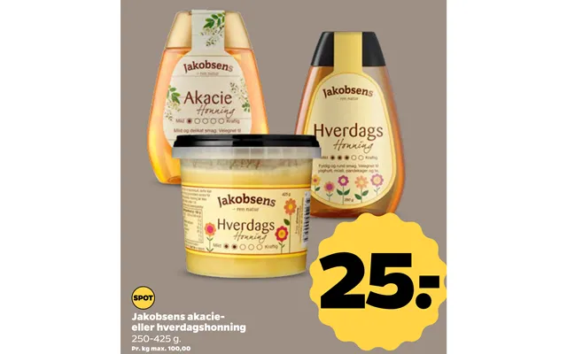 Jacob sens akacieeller hverdagshonning product image