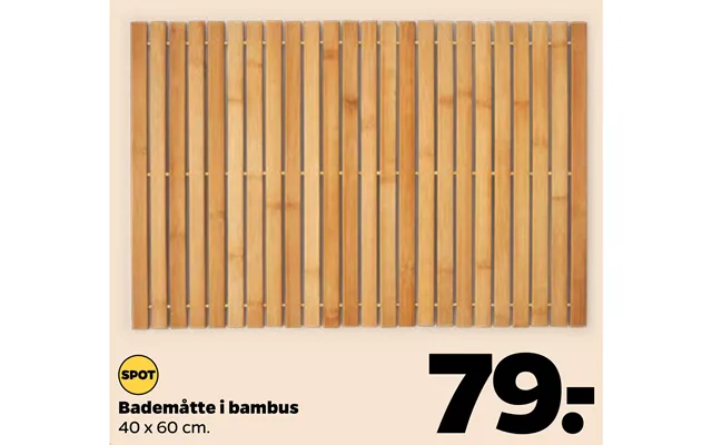 Bademåtte I Bambus product image