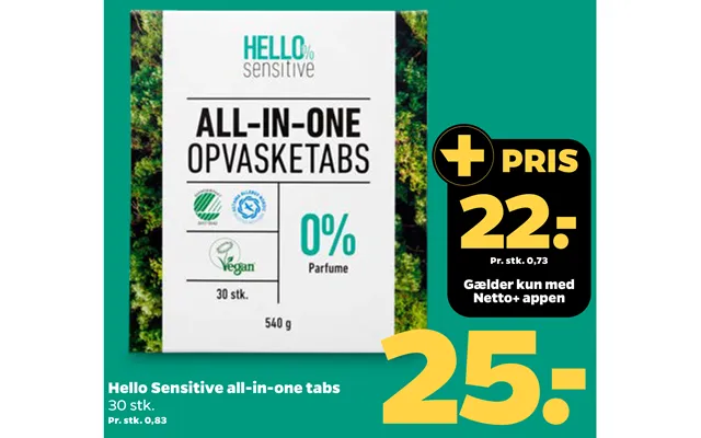 Hello Sensitive All-in-one Tabs product image