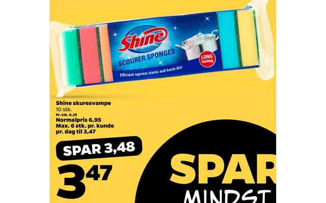 Shine scouring pads product image