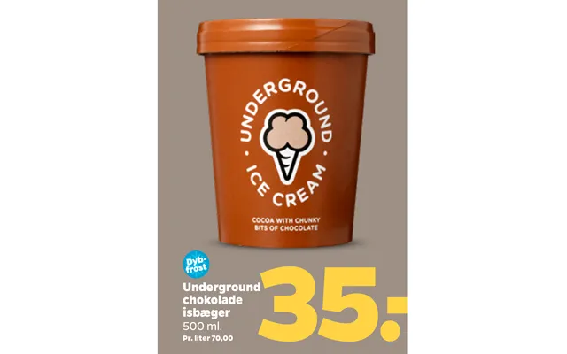 Underground Chokolade Isbæger product image