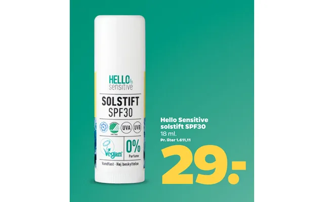 Hello Sensitive Solstift Spf30 product image