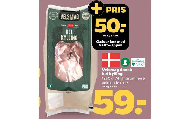 Velsmag Dansk Hel Kylling product image