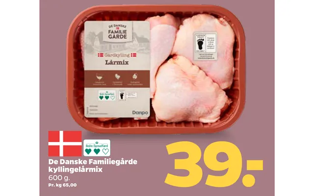 Dè danish family farms kyllingelårmix product image