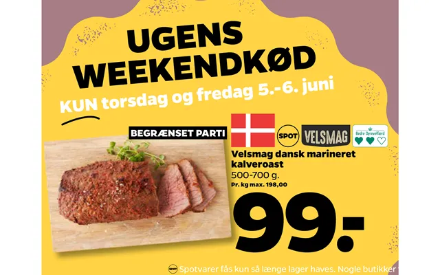 Palatability danish marinated kalveroast product image