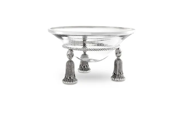 Bowl Tassel Antique Silver Plated
