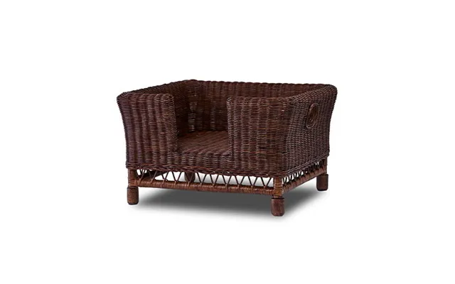 Cognac Hundekurv Rattan