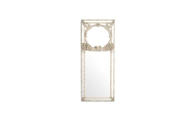 Le Royal Mirror Antique White Finish